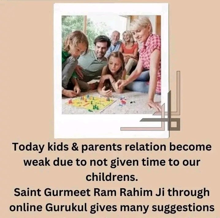 Today kids & parents relations become weak due to not given time to our childrens. Saint MSG Insan through online gurukul gives #ParentingTips so that relationship bonds become strong. #ParentingTipsBySaintMSG #BestParentingTips #HealthyParenting
#DeraSachaSauda
#SaintMSG