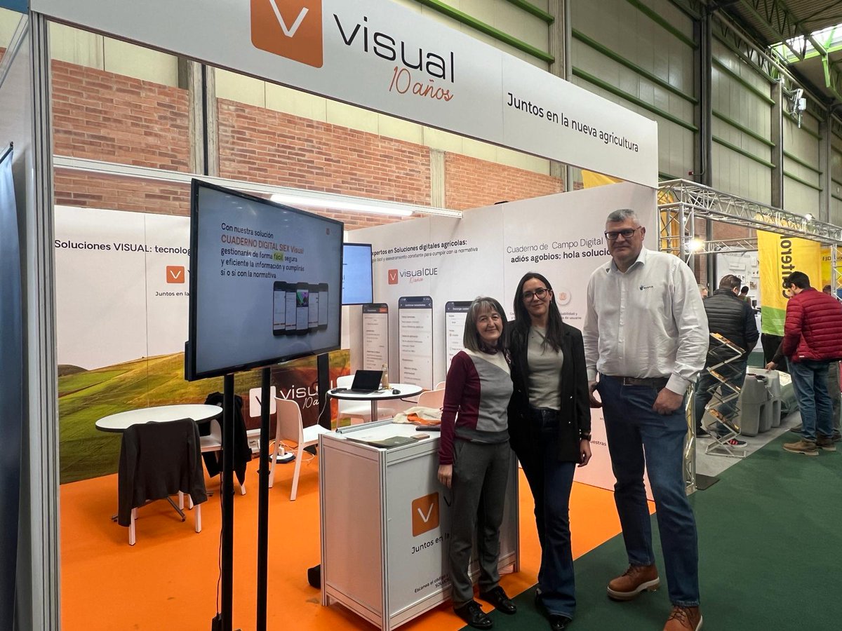 VisualNACert (@visualnacert) on Twitter photo ¡Un agradecimiento muy especial a Miguel Córdoba de Greenfields Technologies <a href="/greenfield_agri/">Greenfield Technologies</a> , José Ramón Acín de #FincaBizcarra y María Dolores Morales de <a href="/GrupoSierraSur/">Grupo Sierra Sur</a> por visitar nuestro stand en el primer día de #FIMA2024! 👏🔝 ¡Un agradecimiento muy especial a Miguel Córdoba de Greenfields Technologies <a href="/greenfield_agri/">Greenfield Technologies</a> , José Ramón Acín de #FincaBizcarra y María Dolores Morales de <a href="/GrupoSierraSur/">Grupo Sierra Sur</a> por visitar nuestro stand en el primer día de #FIMA2024! 👏🔝