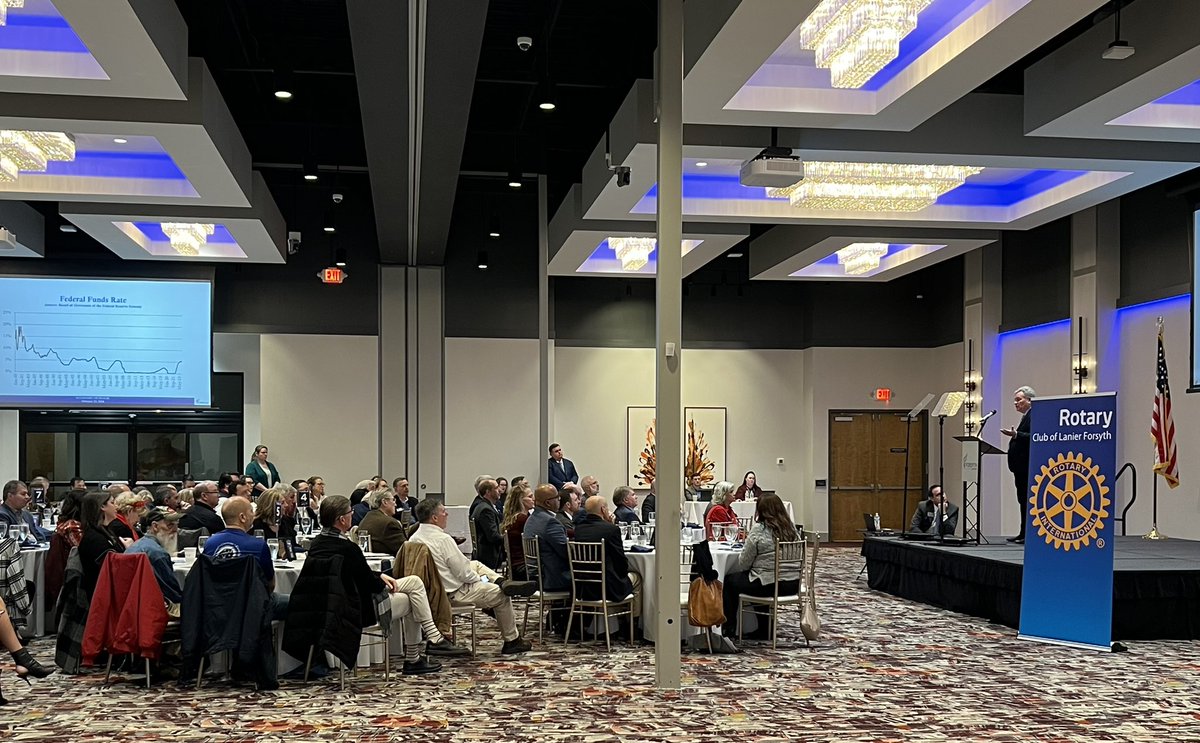 Informational 2024 Economic Outlook event in Forsyth County, Georgia. The forecast was delivered by Dr. Roger Tutterow, professor of Economics at Kennesaw State University.
#EconomicOutlook2024 #community #Forsyth