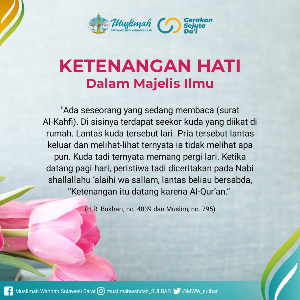 MWWsulbar's tweet photo. Ketenangan hati dalam majelis ilmu. https://t.co/X0Iie0RfOL