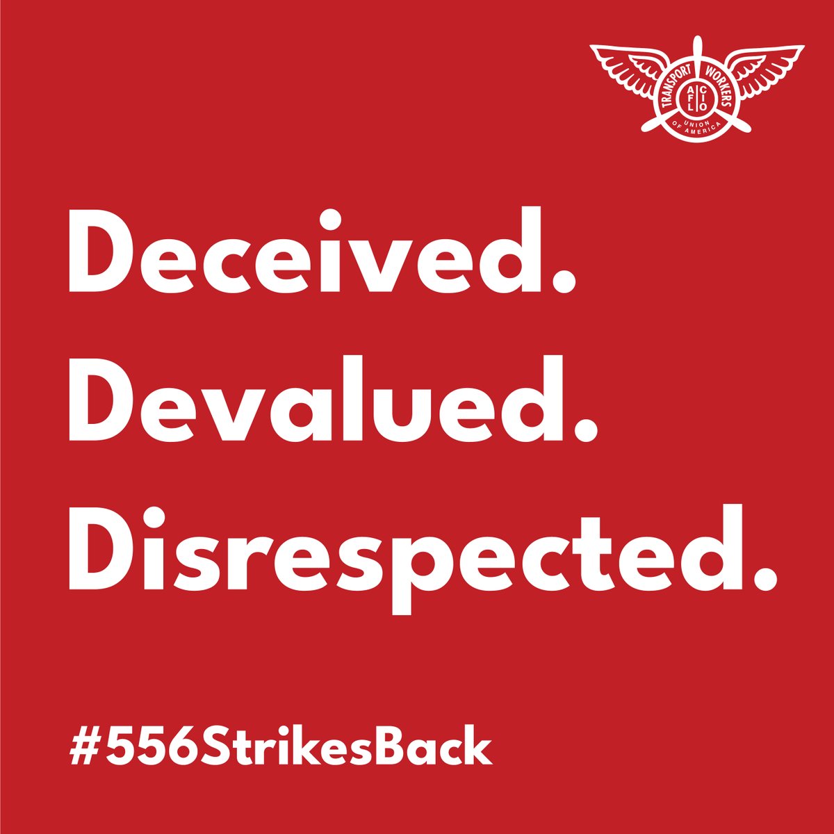 TWU556's tweet photo. #556StrikesBack #FlightAttendantsFightBack https://t.co/SephhuMsmR