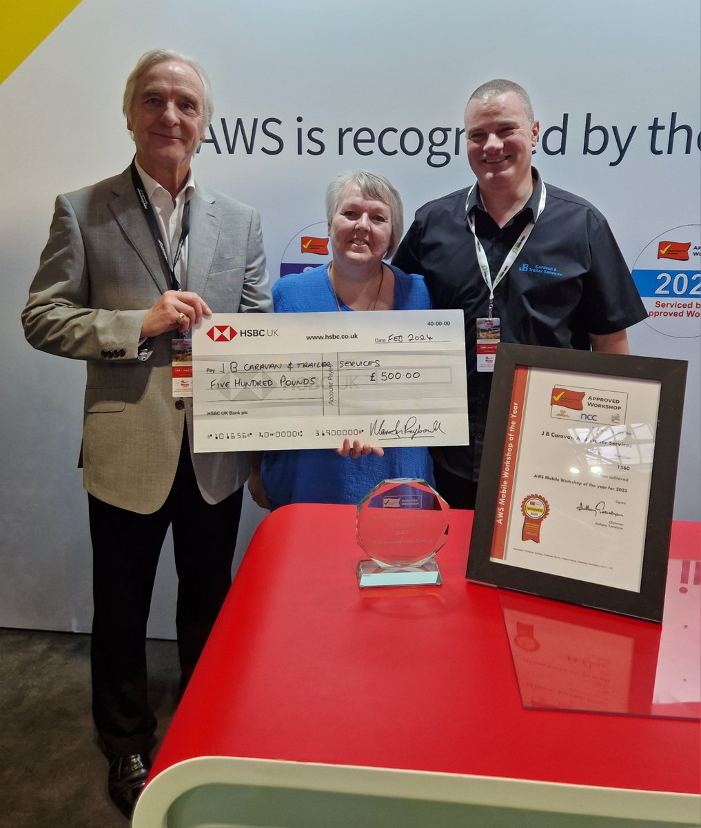 Workshopscheme's tweet image. Congratulations to the 2023 AWS Fixed Workshop of the Year winner, Tourer Techs Caravan Services Ltd and AWS Mobile Workshop of the year winner, JB Caravan and Trailer Services! Thank you again to our sponsor, @EngineerAfterc1