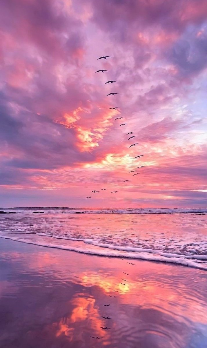 atardecer en el mar.