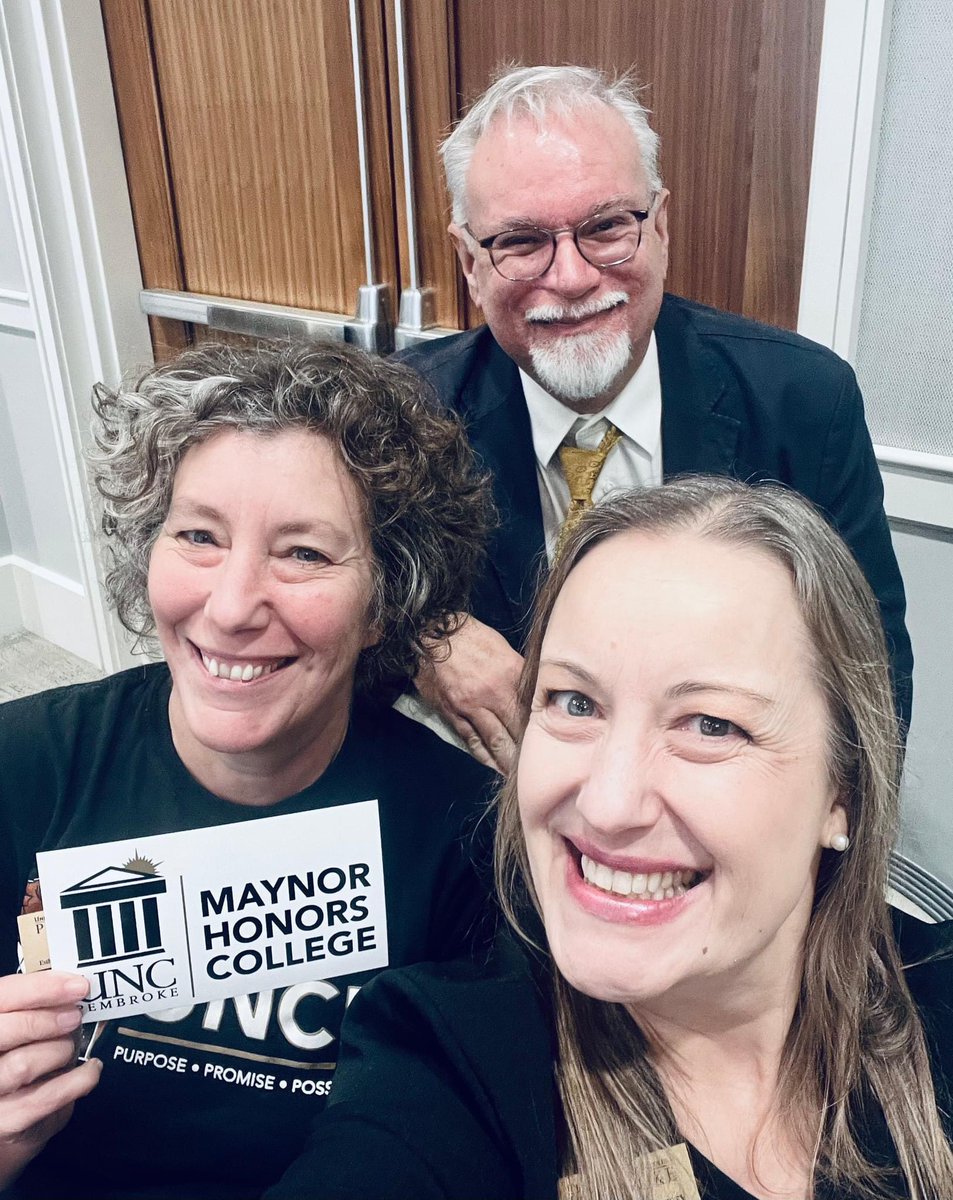 Shouting-out today to our Maynor Honors College, led by Dr. Teagan Decker, who represented with us at the recent FASFA Day. HC students receive additional mentorship and can join at any point along their academic  journey uncp.edu/academics/coll… #HonorsCollege #UNCP