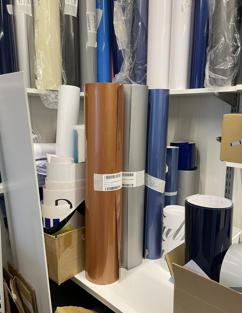 A New colour added to our stock.  Copper Metallic ! 🤩.   Something to brighten a very dreary wet day ! ☔️