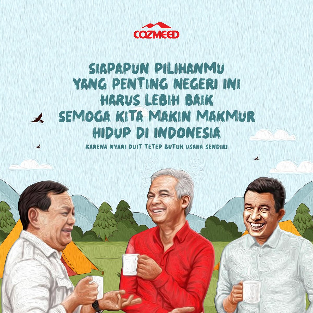 COZMEEDer's tweet photo. Apapun pilihanmu, besok jangan lupa nyoblos…
Full Senyum ❤️😁 https://t.co/GBpVu7ot3s
