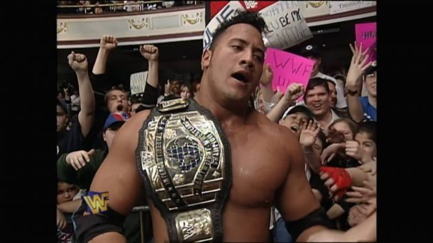 2/13/1997

Rocky Maivia defeated Hunter Hearst Helmsley to become the new Intercontinental Champion on RAW from the Lowell Memorial Auditorium in Lowell, Massachusetts.

#WWF #WWE #WWERaw #RockyMaivia #TheRock #HunterHearstHelmsley #TripleH #IntercontinentalChampionship