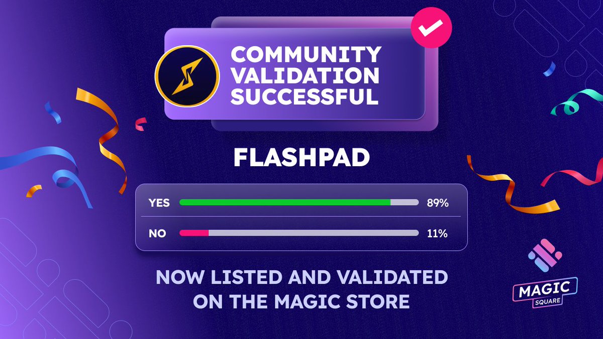 MagicStoreWeb3's tweet photo. ⚡️ Welcome @flashpad_io - Linea's Native Combination of DEX & Launchpad!
💡 Offers limitless opportunities & innovation
🔗 Equips new protocols with essential tools & resources
🛠️ Access to tools for easy project integration
Discover FlashPad on the Magic Store 👇
https://t.co/O07MPXuSd9