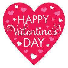 Just a reminder: Wednesday, February 14th wear pink or red for Valentine's Day!
