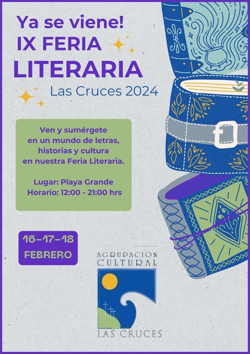 ElTabo_Chile's tweet photo. ¡Desde el 16 al 18 de febrero de 2024, todos invitados a la Feria Literaria, que se realizará en Playa Grande, #LasCruces! 📚👋🏖️
Desde las 12:00 hasta las 22:00 Horas.

#eltabo #LibrosRecomendados #ferialiteraria #litoraldelospoetas #libros https://t.co/W3S8Lh4NLG