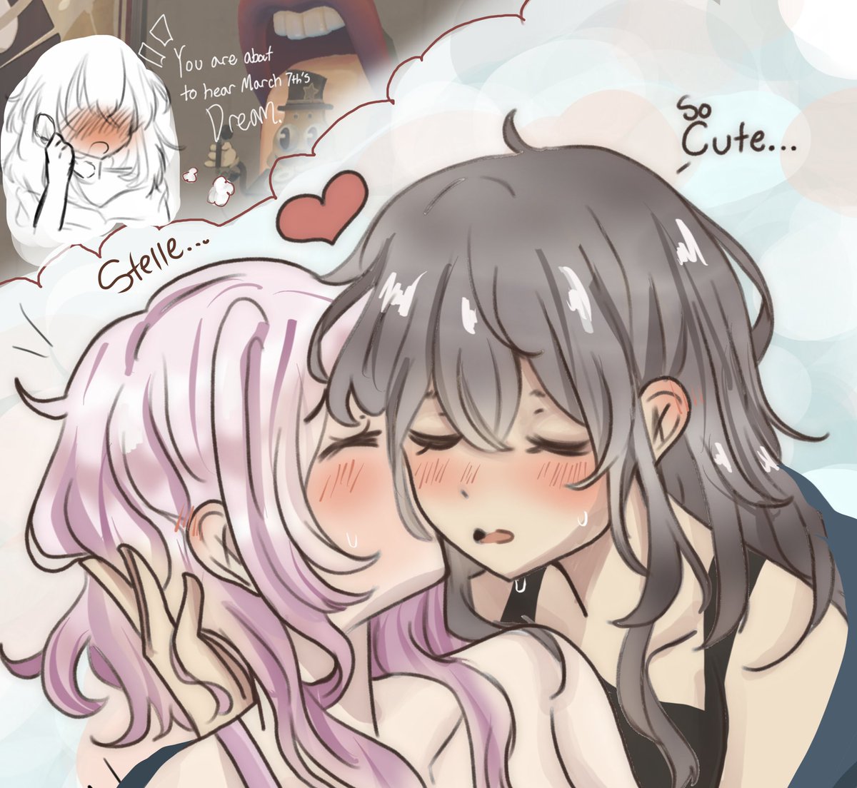 For legal reasons I have to say they’re just kissing here ☺️

#stelle #march7th #stellemarch #HonkaiStarRail #hsr