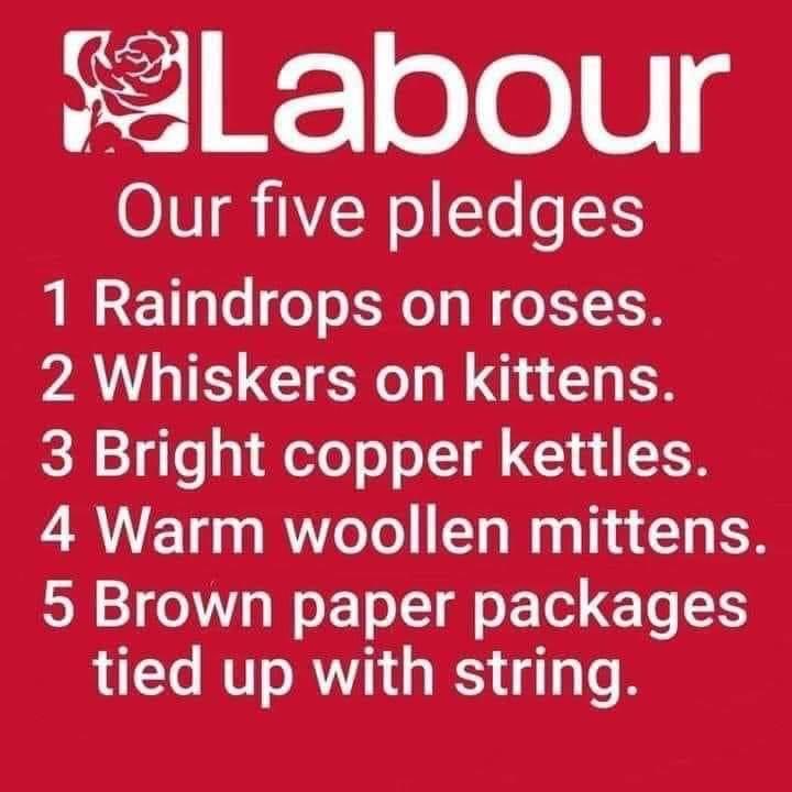 Labour’s new manifesto…?