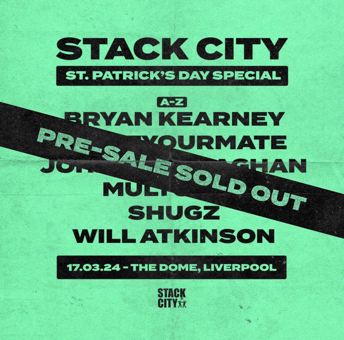 STACK CITY - PADDYS DAY

🎟️ - Thedomeliverpool.com