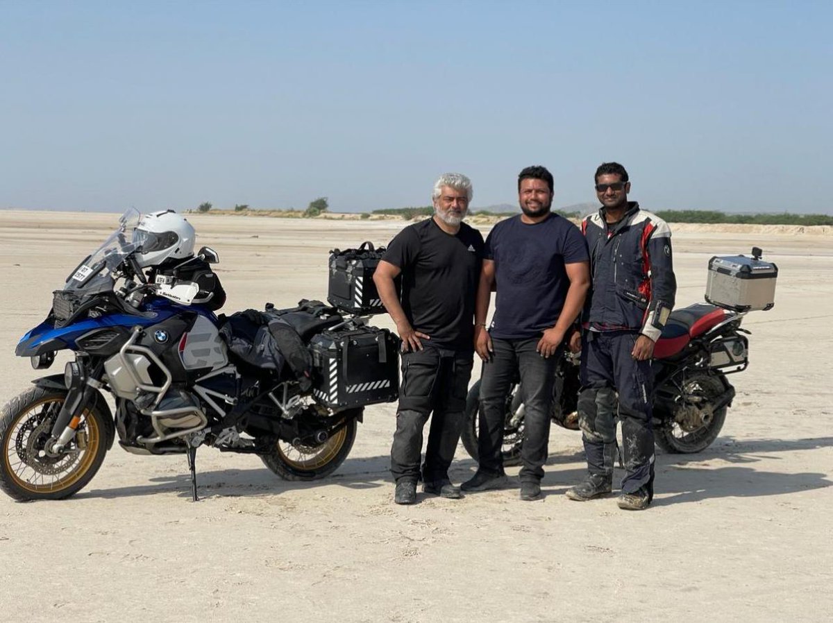 ThalaAjith_FC's tweet photo. From The Bike Ride - Unseen Pictures Of Vetri Duraisamy And #AjithKumar Sir.. https://t.co/c22P9TeyjE
