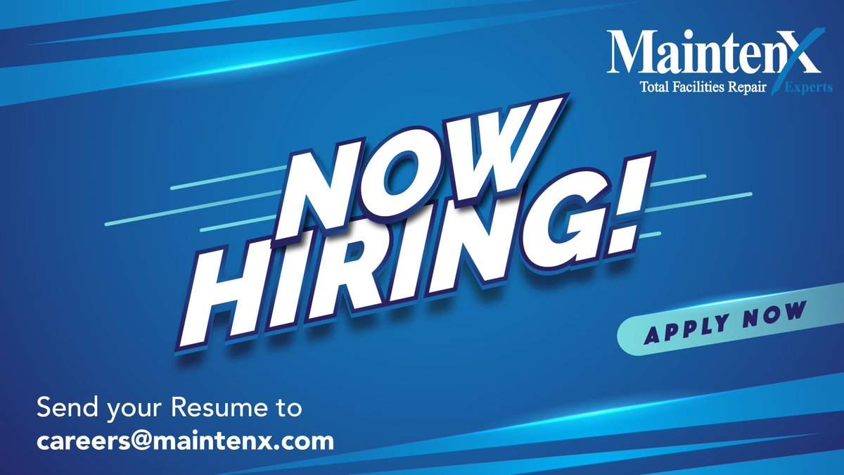 We’re #Hiring a #CommercialElectrician in #Memphis TN! Learn more about this #Opportunity here: buff.ly/3wf75p2 
 
#Jobs #Careers #TeamMaintenX #FacilityMaintenance #MemphisJobs #ElectricalJobs #ElectricalCareers #SkilledLabor #ElectricianJobs #ElectricianCareers