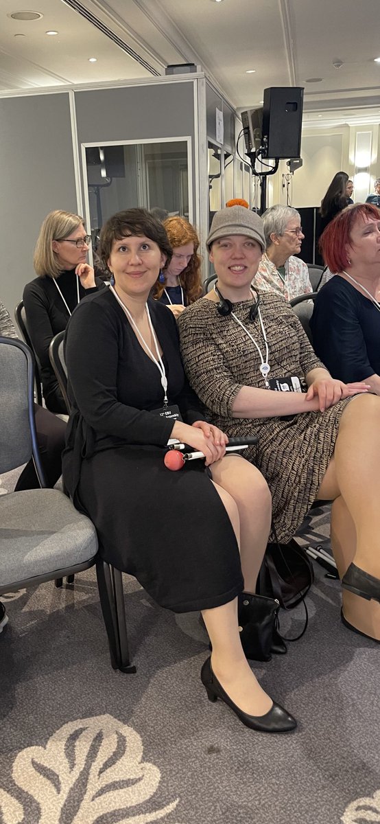 Idag valdes <a href="/TyttiMatsinen/">Tytti Matsinen</a> från Finland till ny  ordförande för <a href="/euroblind/">European Blind Union</a> union. 
Stort grattis!