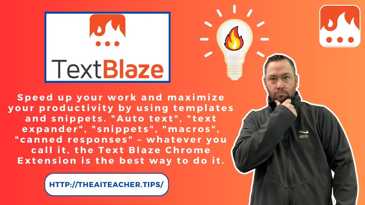 'Communication is key in education! Text Blaze helps educators craft clear, consistent messages, fostering effective communication with students and parents alike. 🗣️📧 #TextBlaze #EdTech' Click for more bsapp.ai/84LxfbcL3 #teachers #blendedlearning #chrome #textblaze