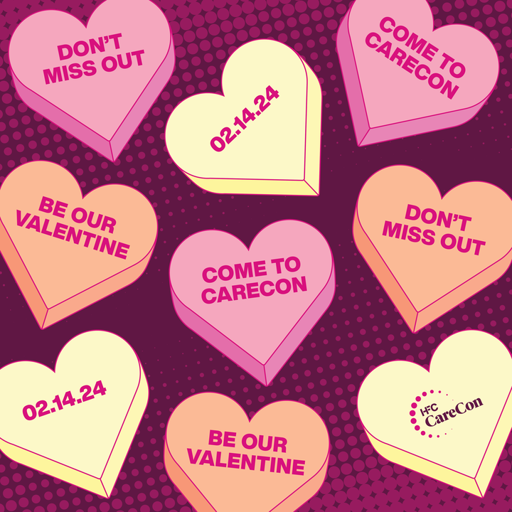 Is there anything sweeter than celebrating caregivers? If you’re a caregiver, or someone who loves a caregiver - @wearehfc's CareCon is a great way to spend your Valentine’s Day! Learning, laughs, support, prizes - and a few surprises! #CareCon24 ow.ly/9eW050QAj9M!