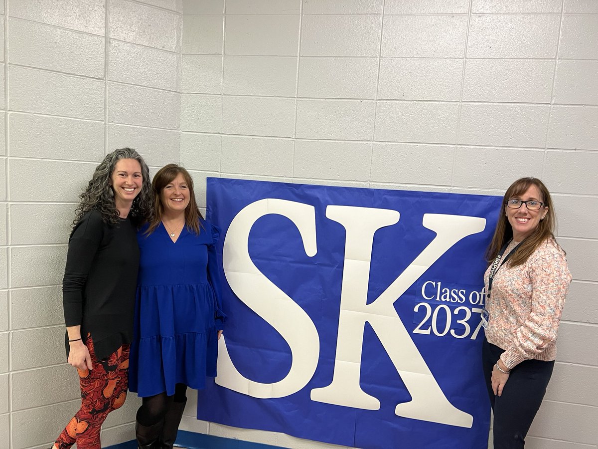 Thank you to our incredible Kindergarten team for coming out to support our Kindergarten Kick off! 💙#classof2037