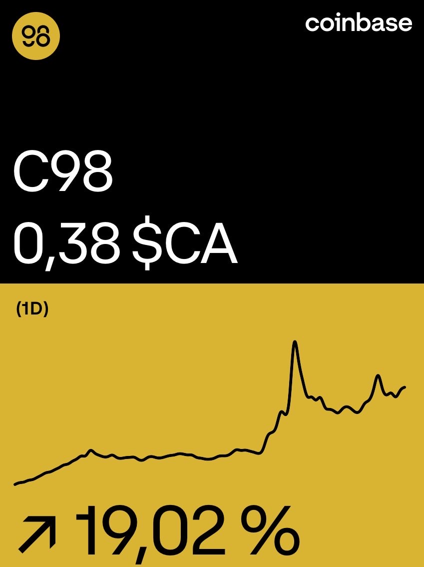 MichaelOvyn's tweet photo. Coin98 sur @Coinbase : https://t.co/sbFBELdtpa https://t.co/SdZTQWBrh2