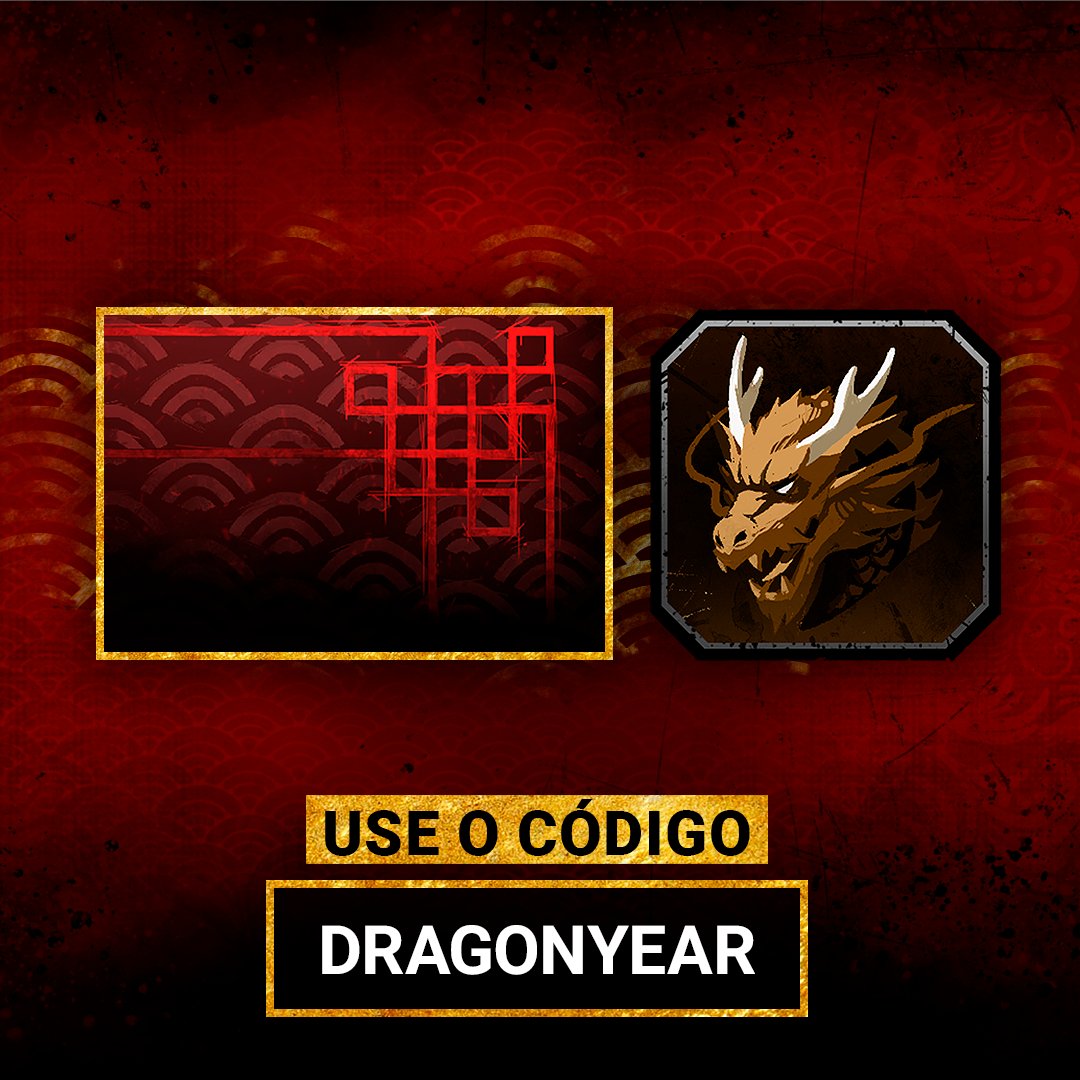 Aceite a fortuna do Dragão. 🐉 

Resgate o código DRAGONYEAR antes de 25 de Fevereiro para desbloquear o banner e distintivo deste Ano Novo Lunar.