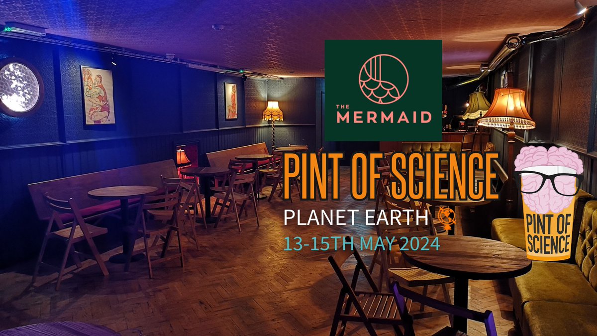 Our planet is brilliant! Come and learn all about it in our Planet Earth event! @pintofscience returns to the Mermaid this May! RTs encouraged! #pint24