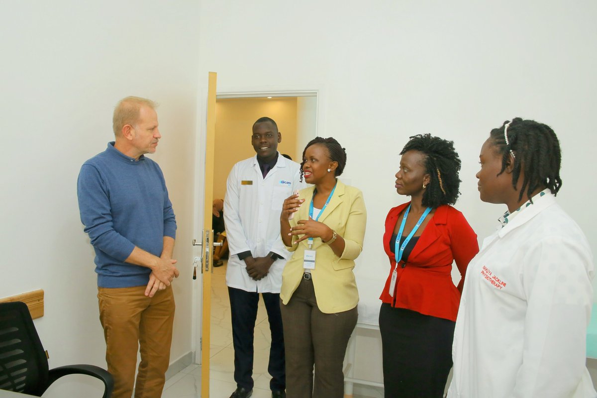 Earlier Today: It's not every day that you get surprise visits. We are glad to have hosted the CMO of Total Energies Mr. Christian Hubert at C-Care IMC Kololo. #BigOnCare