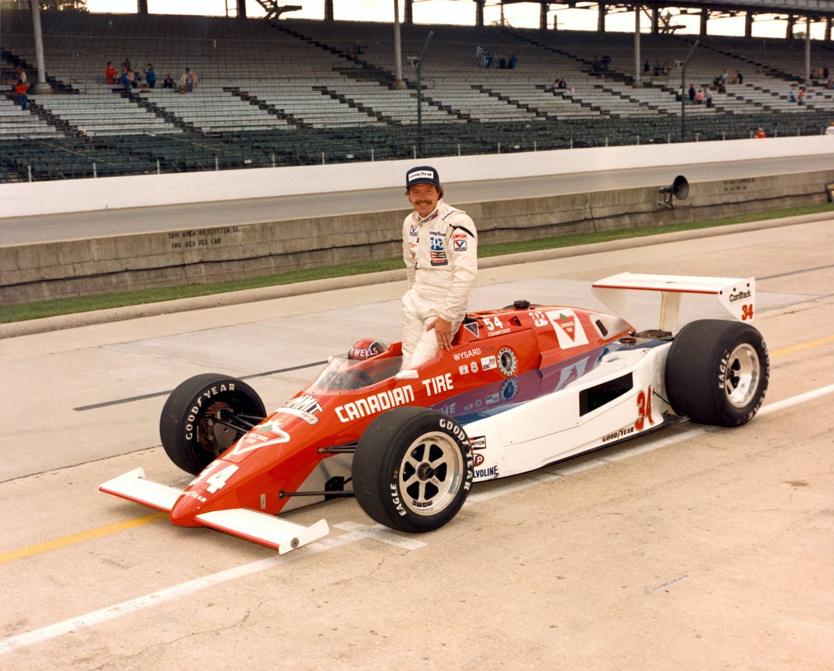 IndyCastBrasil's tweet image. Nasceu em 13/02: Jim Crawford (foto 1985) #cart #canadiantire #indy500 #usac #indycar #formulaindy