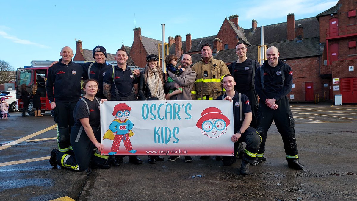 OscarsKidsIE's tweet photo. Our heartfelt thanks to the @dubfirebrigade recruits for their car wash fundraiser where they hand-washed every car, ambulance, van and motorcycle that came their way on Saturday and raised an amazing €6,000 for us! We’re incredibly lucky to have their invaluable support!💛💪🏼 https://t.co/yi33A02dfd