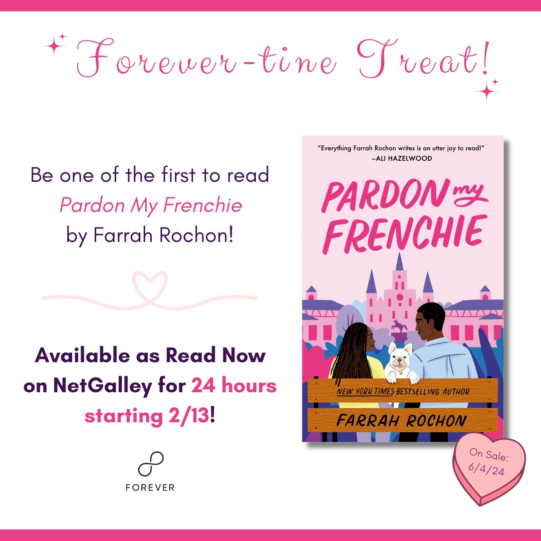 ATTENTION: NetGalley users! You can download a copy of PARDON MY FRENCHIE for the next 24 hours! Pass it on! netgalley.com/catalog/book/3…