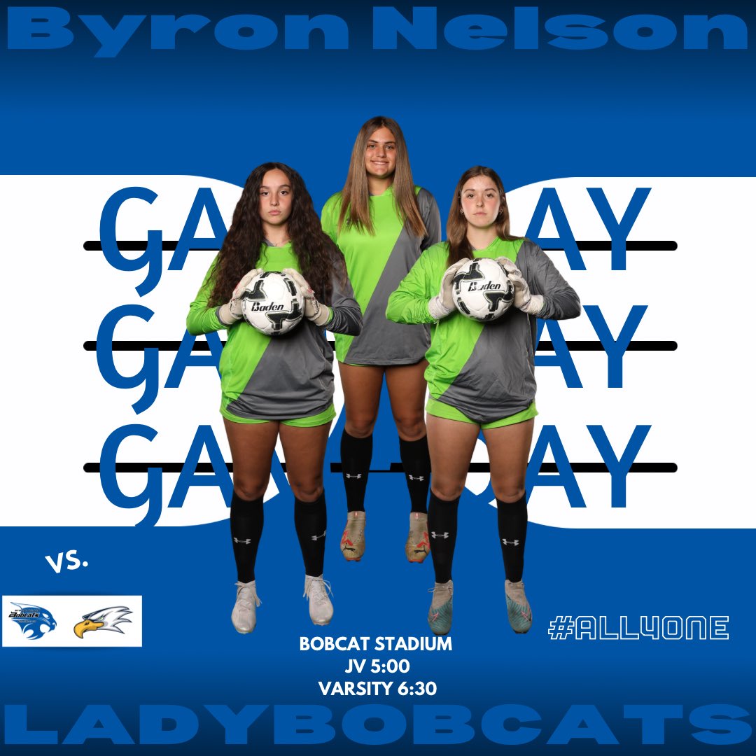 Bobcatsoccer2's tweet photo. Let’s GO it’s GAME DAY! #all4one

🆚 Eaton Lady Eagles
⏰ JV 5pm | VARSITY 6:30pm
📍 Bobcat Stadium 
🎟️ Cash or NISD Passes https://t.co/7U2TWKnZQy