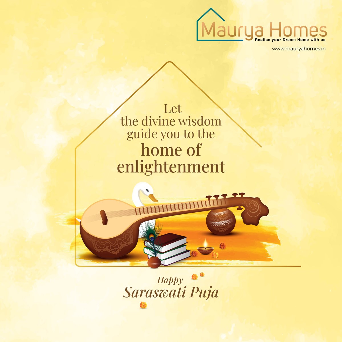 Navigate the path to enlightenment guided by 𝐝𝐢𝐯𝐢𝐧𝐞 𝐰𝐢𝐬𝐝𝐨𝐦. 

#saraswatipuja2024 #saraswatipuja #BasantPanchami #GoddessOfWisdom #SaraswatiVandana #VasantPanchami2024 #PrayToSaraswati #SaraswatiPooja #KnowledgeIsPower #HinduFestival #CelebrateWisdom