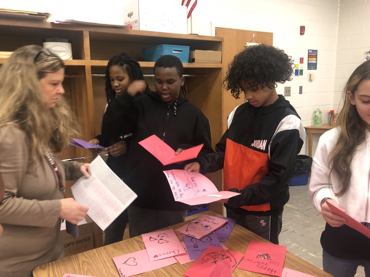 PGE_HCS's tweet photo. PGE Beta Club making Valentine’s Day cards for the residents at Westbury Center! #PGEPride #BetterTogether #LearnInHenry https://t.co/vyeuWmA2YY