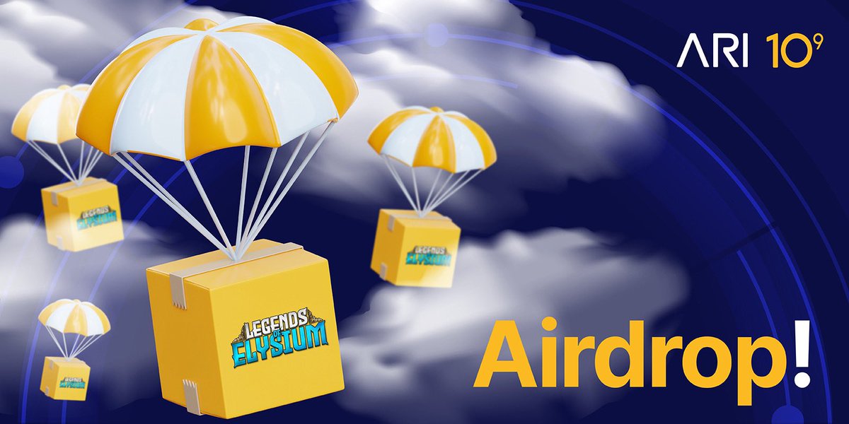 ari10com's tweet image. NEW AIRDROP IS COMING! 🪂

$LOE tokens will be distributed to eligible #ARI10 stakers. 

These tokens will be useful in the @LegendsElysium game, which represents a combination of the trading card and fantasy board genre.

Let us know if you want to receive the snapshot