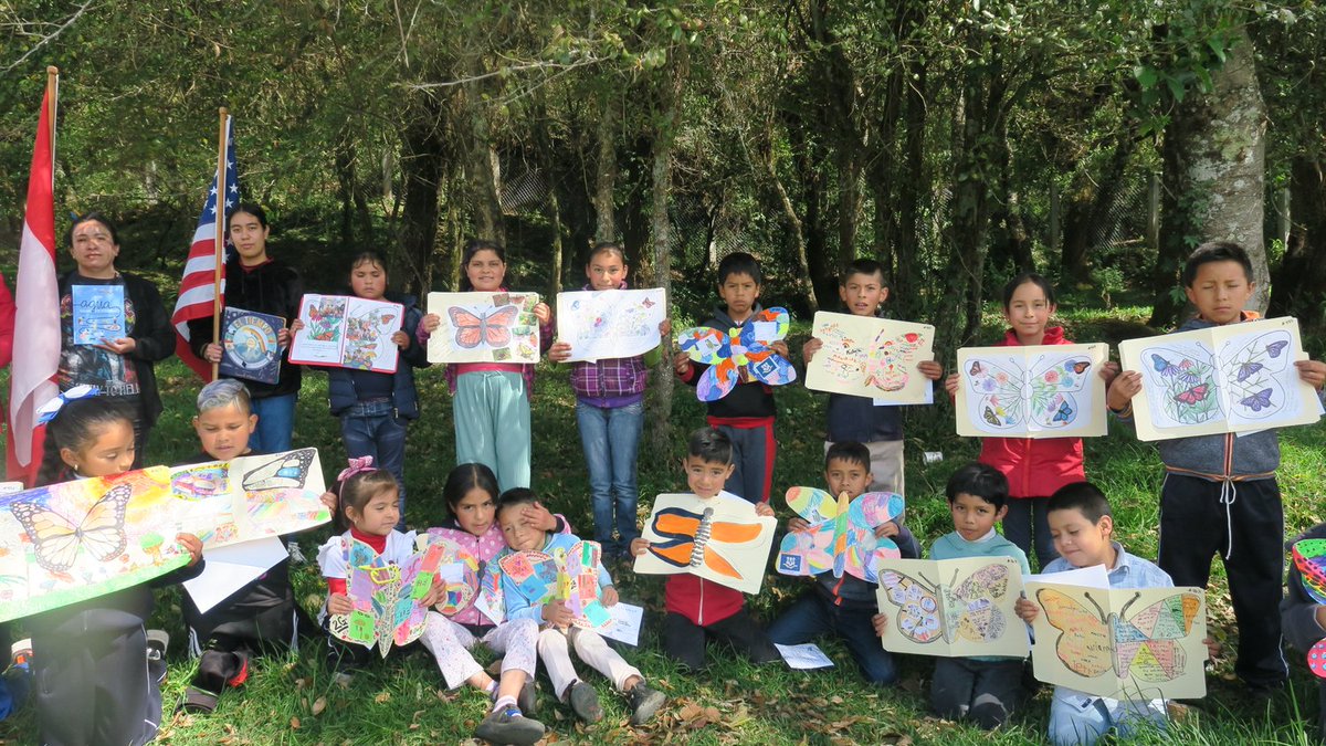 MrsThornsWorld's tweet photo. It's a snow day in NJ, but in Mexico, our ambassador butterfly has arrived at Francisco I Madero Elementary School in Michoacán! https://t.co/uaFwJXc0Sr #NBTeamPreschool #NBTECCisIceCold #MrsThornsRoseGarden #PascuccisPatch #DoingGreatin208 @NBTECC @mrpassner @MNbtecc @Ms_D_PreK https://t.co/omyr5E9JUu