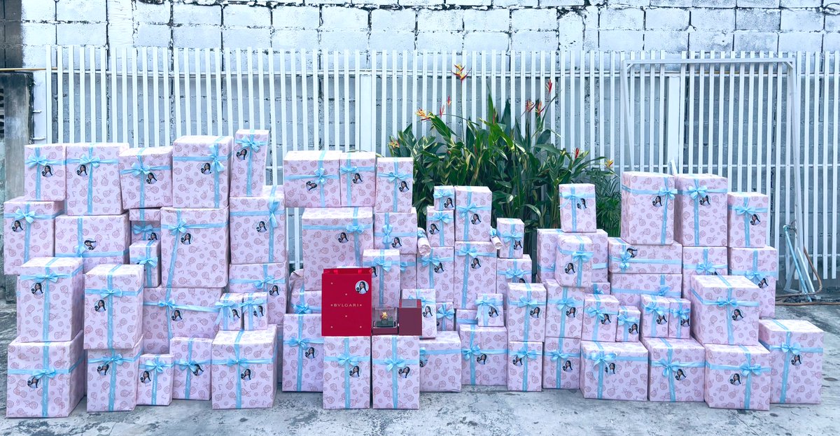 BeckyCandyHouse's tweet photo. Chinese angels have been asking if they can send becky gifts for the Chinese New Year for a long time, and they have carefully selected and bought many gifts with traditional Spring Festival characteristics, hoping to bring happiness to becky during this most important holiday for our Chinese people.
Due to some reasons, BCH and Chinese angels have regretfully canceled all the Spring Festival Supports, and all the gifts have already arrived in Thailand at the end of January. The nearly 100 gifts that should have been delivered to becky on the occasion of the Spring Festival will be delivered tomorrow on Valentine's Day. 
Rebecca,Happy Chinese New Year and Happy Valentine's Day!!!
@AngelssBecky 

The gifts list will be released tomorrow.

#Beckysangels 
#HappyValentinesDay