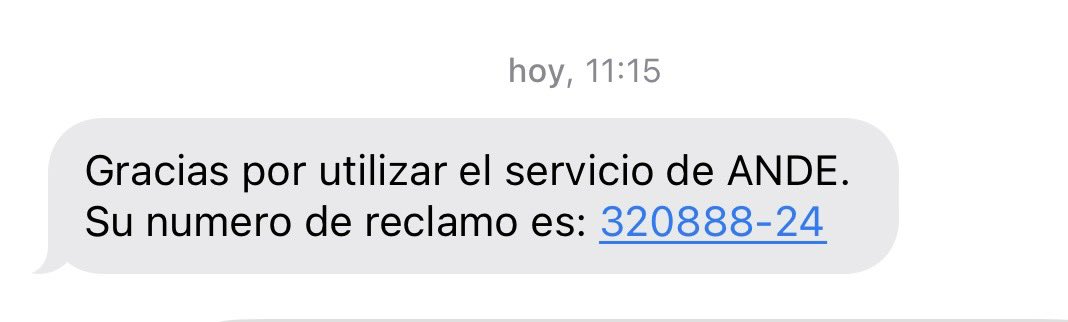 lschuhbaum's tweet photo. Sres @ANDEOficial nos dan una mano por favor con este reclamo, el miércoles de la semana pasada cambiaron el transformador y acaba de explotar nuevamente. 
Gracias desde ya! https://t.co/eSLQ43BGc8