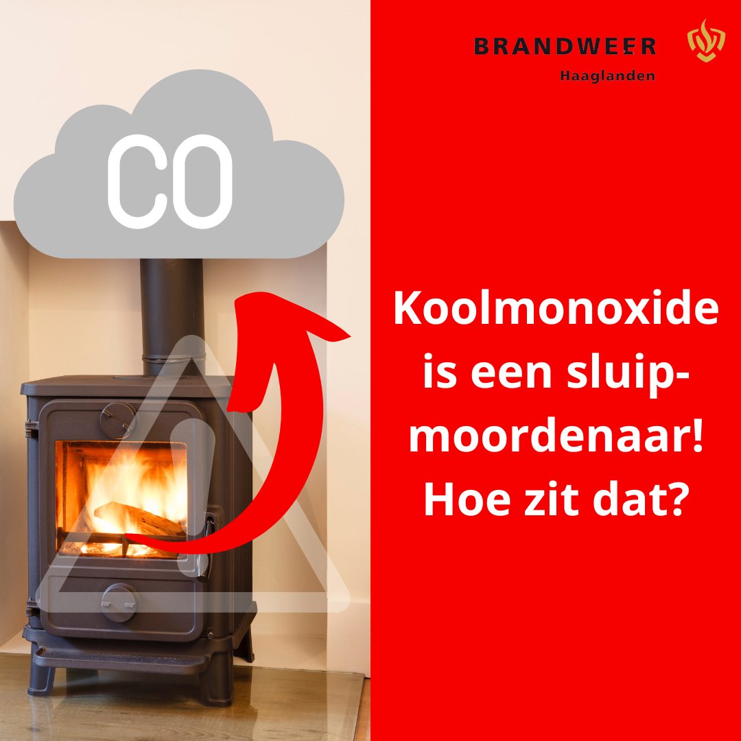 Koolmonoxide zie en ruik je niet, maar is levensgevaarlijk. Het is een giftig gas dat je zo inademt. ☁️ Dat veroorzaakt klachten als hoofdpijn, misselijkheid, duizeligheid, vermoeidheid en een versnelde hartslag. 🆘 Wees alert bij deze klachten en hang CO-melders op!