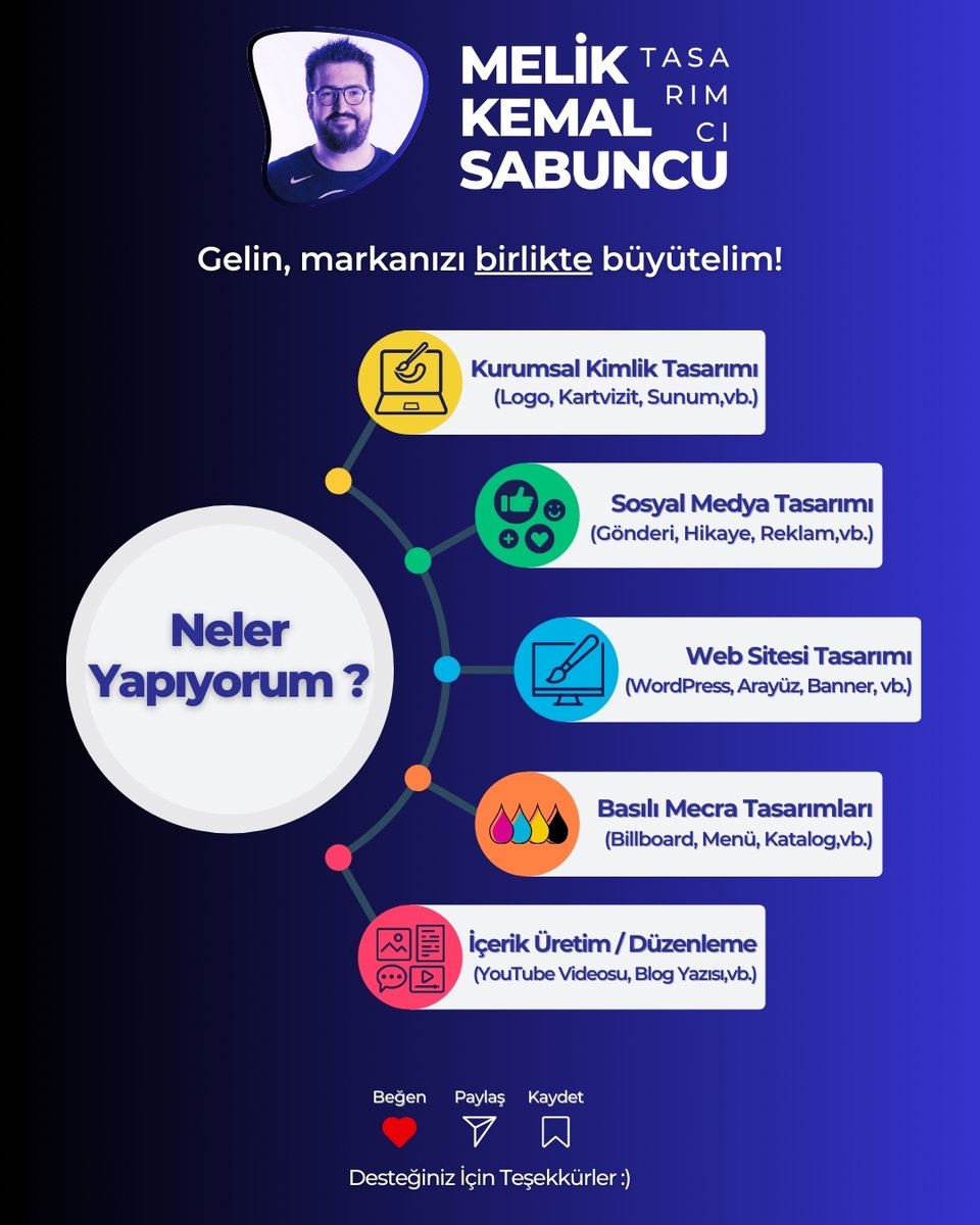 Gelin, markanızı birlikte büyütelim!👇 #freelance #tasarımcı #grafiktasarım #marka #dijitalpazarlama