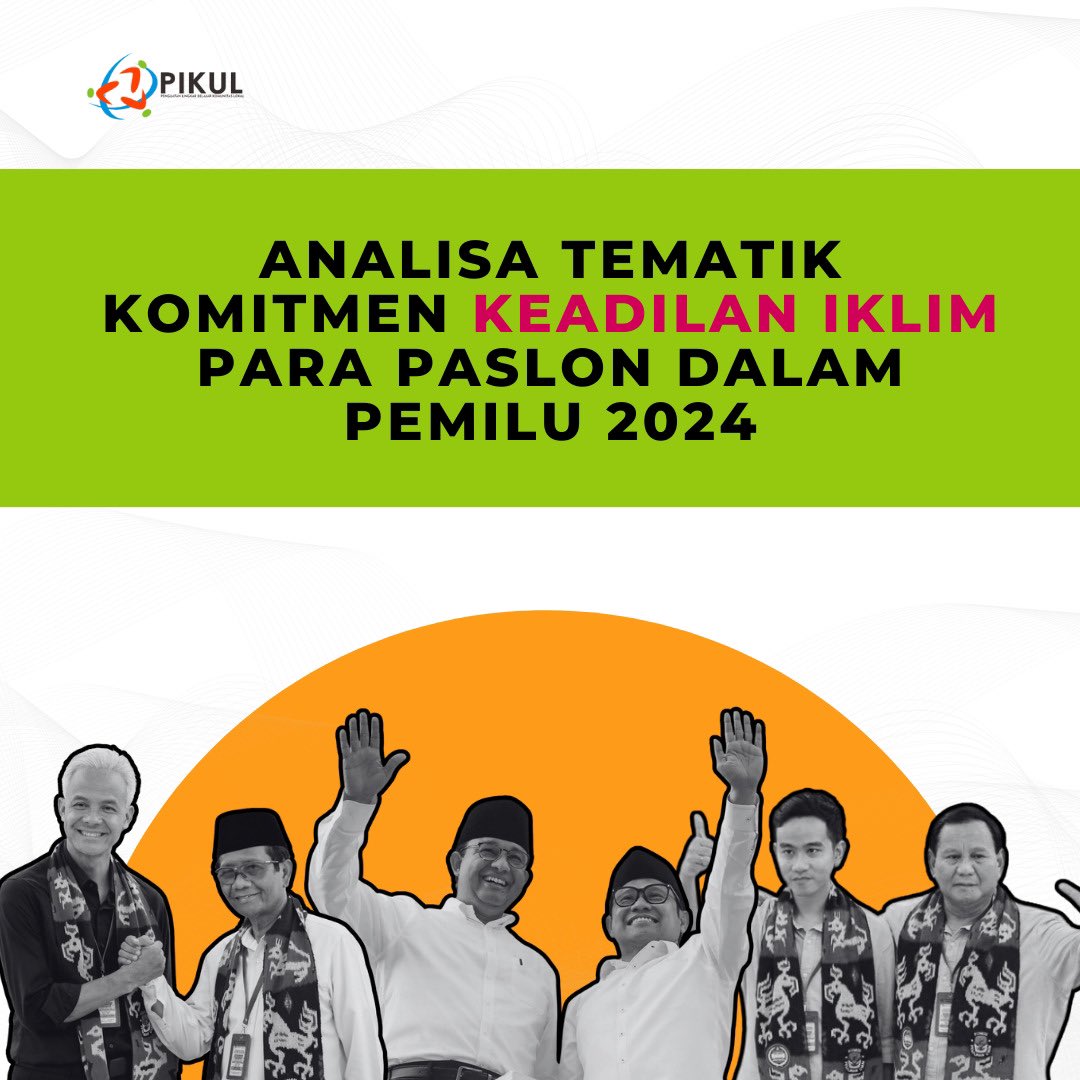 pikul_kupang's tweet photo. Apakah pasangan calon memiliki komitmen penegakan Keadilan Iklim terhadap tema tersebut?’ Dalam analisa ini, Keadilan Iklim merujuk pada Keadilan Rekognitif, Prosedural, Korektif dan Distributif.

#Pemilu2024 #AniesAmin #PrabowoGibran #GanjarMahfud #SalahPilihSusahPulih https://t.co/qvf9LgqcwV