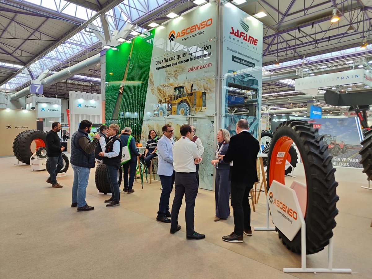 SafameComercial's tweet photo. ¡Comenzamos FIMA!
Visitanos en el Pabellón 7, stand E 9-11 hasta el 17 de febrero 😊
Te mostramos todas las novedades de @ascensotyres ✌️ https://t.co/NeIZ3Hv7jy