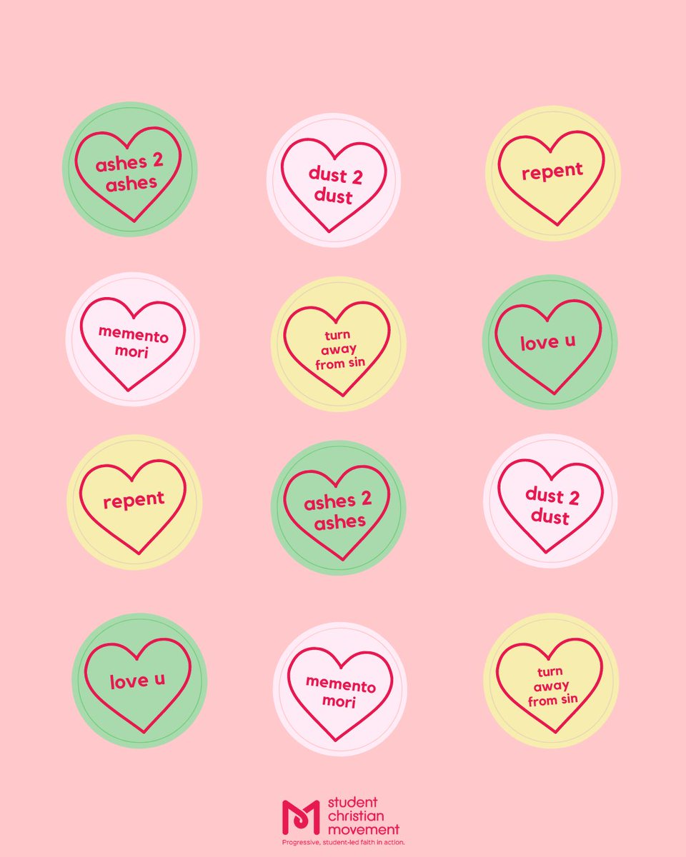 SCM_Britain's tweet image. Valentines' Day and Ash Wednesday are on the same day for the first time since 2018! What better opportunity to remind your loved ones of their own mortality?🖤

Download these VaLENTines to share with your favourite dust-based human at movement.org.uk/blog 💘