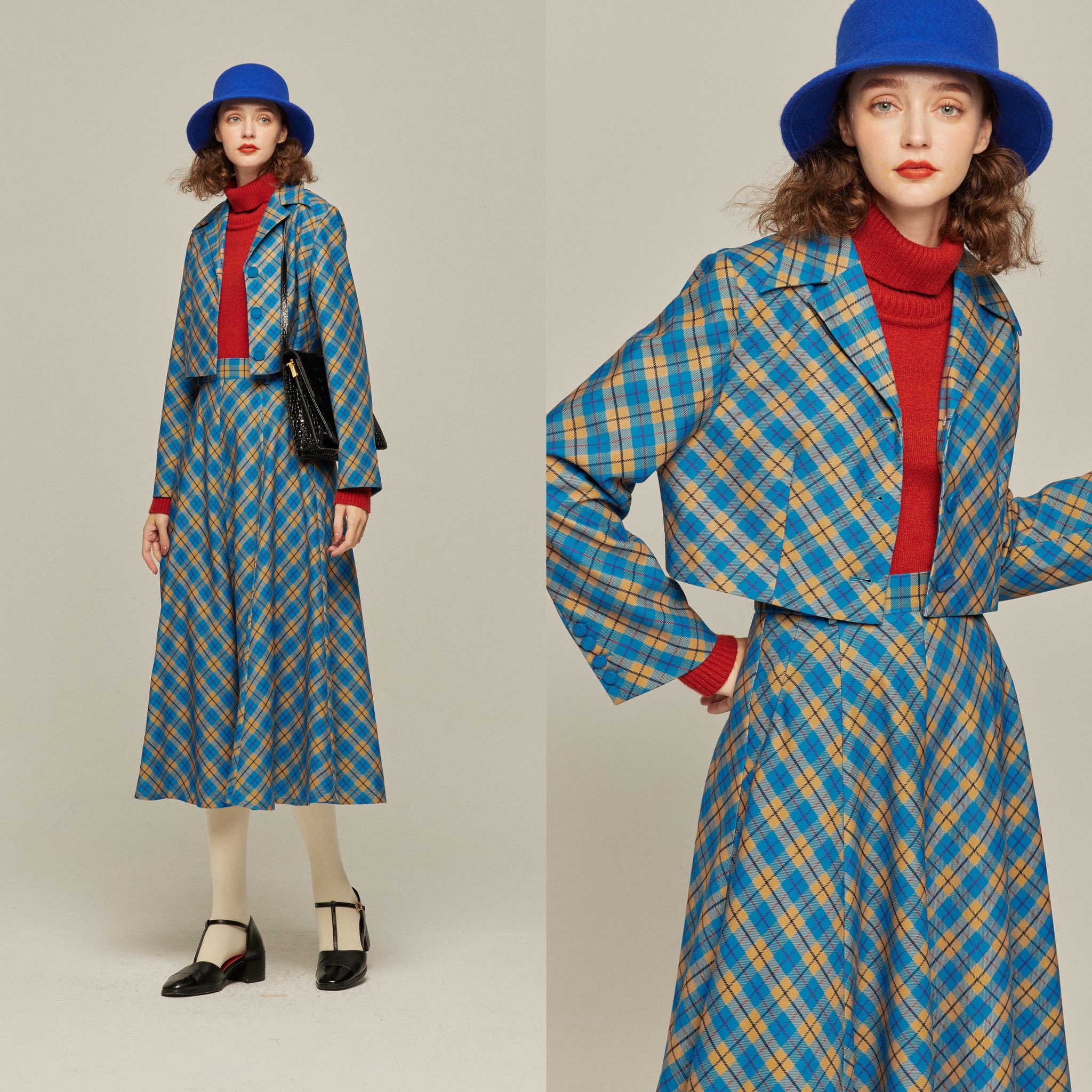 TNEWTIES 湖へピクニックに連れて行って チェックスカート