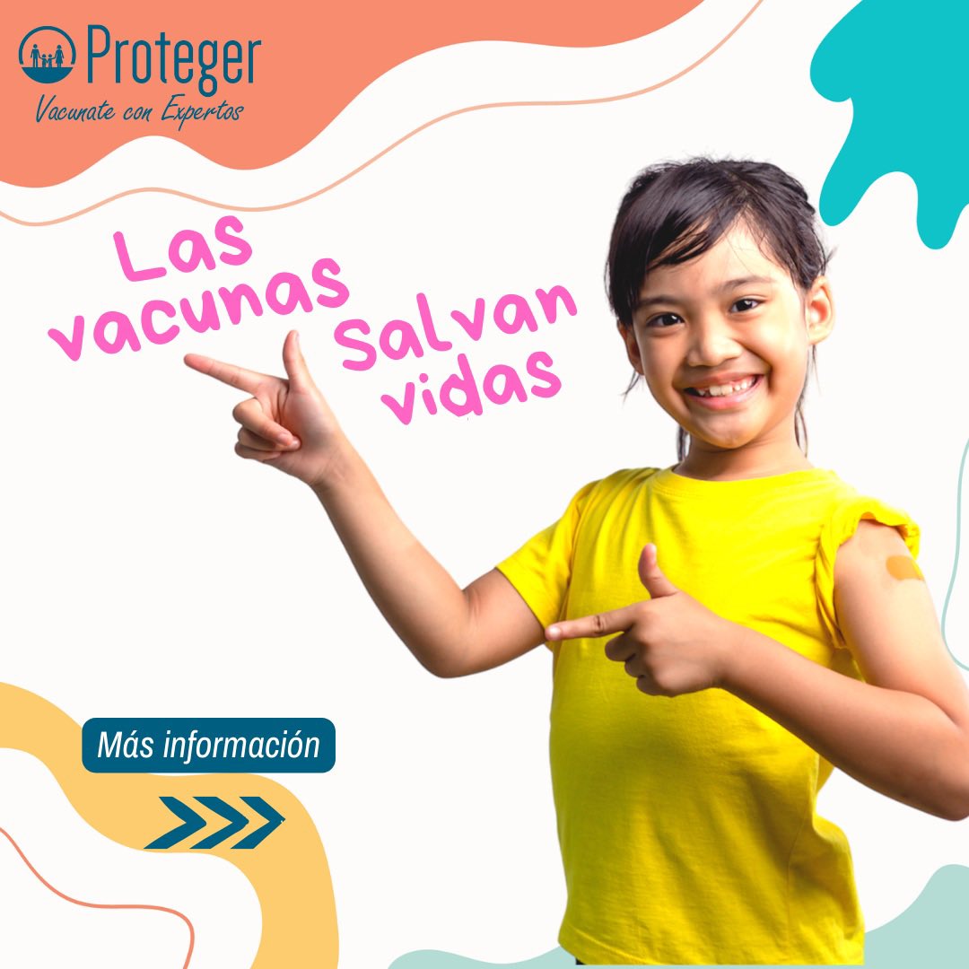 ProtegerVac's tweet photo. 💪🏻 Las vacunas son una de las herramientas más efectivas para proteger la salud y el futuro de nuestros niños.

Cada año las vacunas salvan entre 2 y 3 millones de vidas infantiles. 

Cada 12 segundos las vacunas evitan 1 muerte. 
#ProtegerVacunacion #VacunateConExpertos #Vacunas https://t.co/TWj8CKfKRV