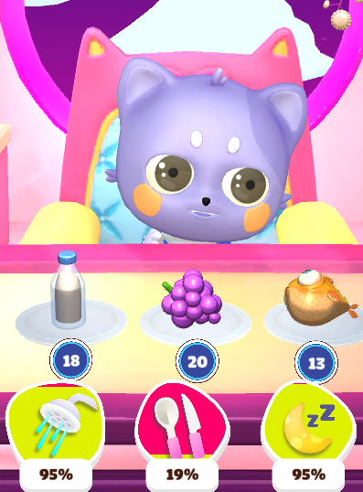 tales_nft_'s tweet image. Favourite time of the day! 😋#MocossiPlanet #ITO2ingame #pettinggame