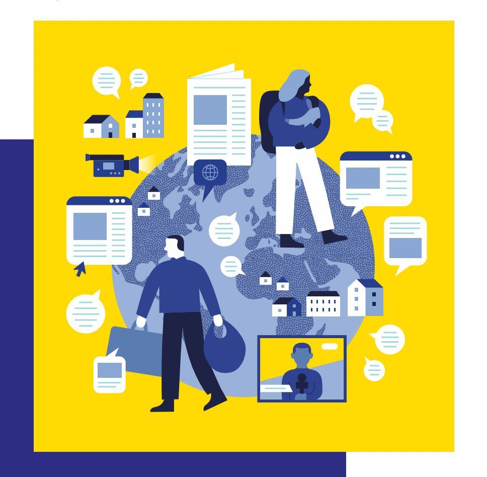 CFImedias's tweet photo. 🔵 Cher(e)s membres de notre communauté,
Nous avons besoin de votre contribution pour faire le bilan du projet "Dialogues migrations" qui fait évoluer les représentations sur les migrations dans les médias.
🔹 Questionnaire 👉 https://t.co/Nhowti1Z7Z 
#ProjetEnAction #CFImédias https://t.co/6Ds3n185ek