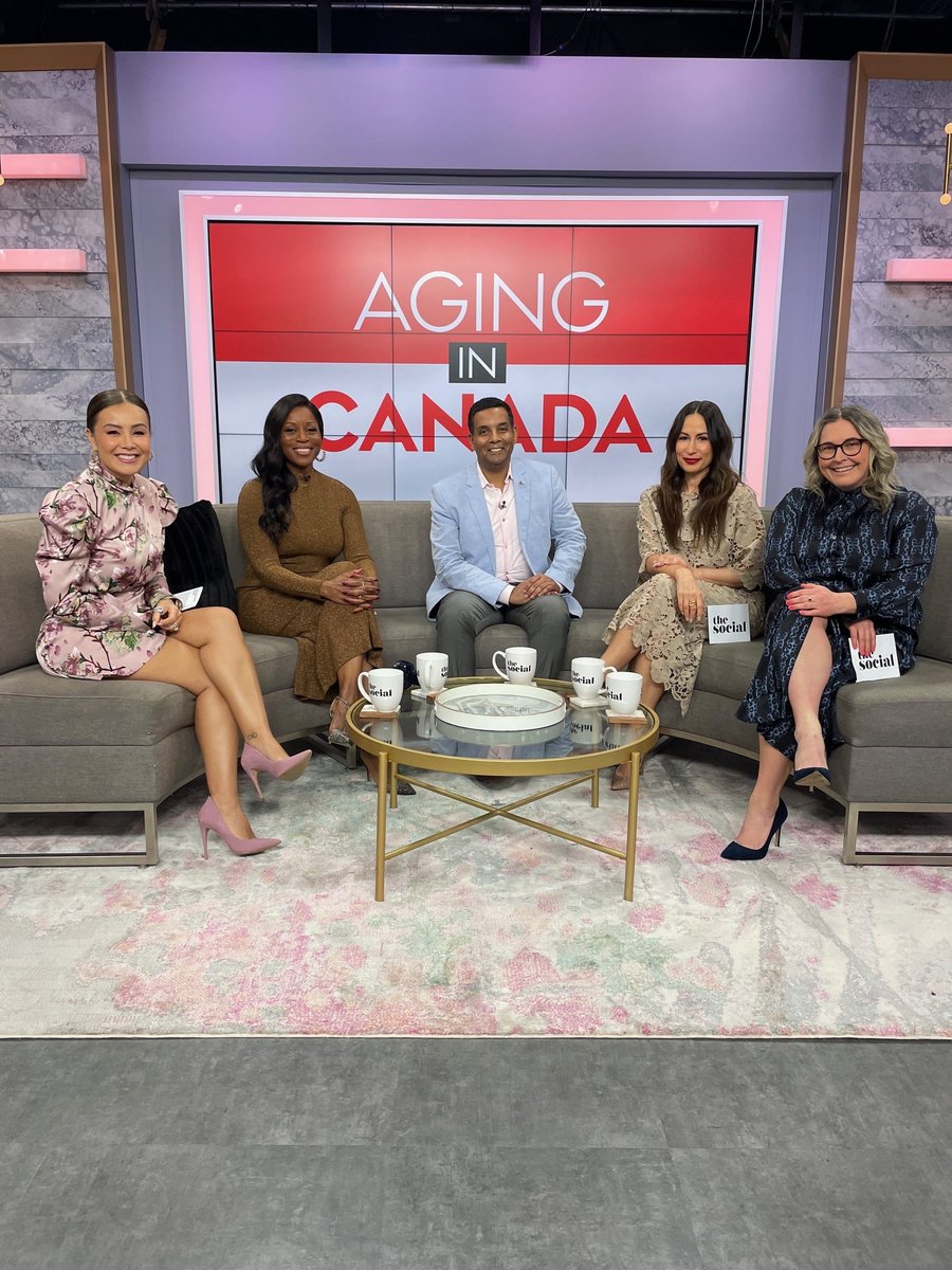 NIAgeing's tweet photo. Canada is on track to become a super-aged country. The NIA's @DrSamirSinha joins the @TheSocialCTV to discuss Canada’s ageing population and the impacts it’ll have on healthcare, caregiving and policy. https://t.co/dBxCAV0KBI https://t.co/EfJq7mKAj4