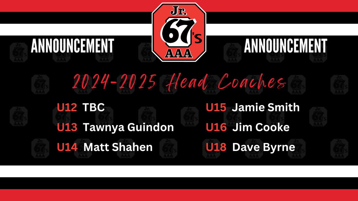 Ottawa Jr. 67's AAA Hockey Club tweet media