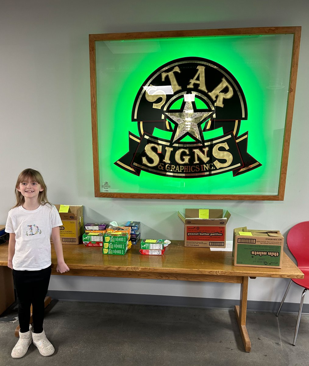 StarSignsLLC's tweet photo. 🍪 Just had the sweetest surprise visit from Danielle who stopped by to deliver some Girl Scout Cookies! 🎉🥰 Can't wait to indulge in these delicious treats and support her troop. Thank you, Danielle! 💕 #GirlScoutCookies #SweetSurprise #SupportLocalTroops 🍪 https://t.co/KQVocwxSwD