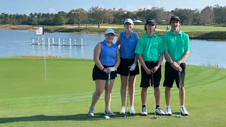 FirstTeeMass's tweet image. First round a 9 Hole scramble on the back 9 at Tiburon Golf Club's Gold Course. Finishing with an even par 36!

Alex Dias and David Jope had a great time playing with First Tee Greater Chicago Gabby and Ceara! #FirstTeeMass